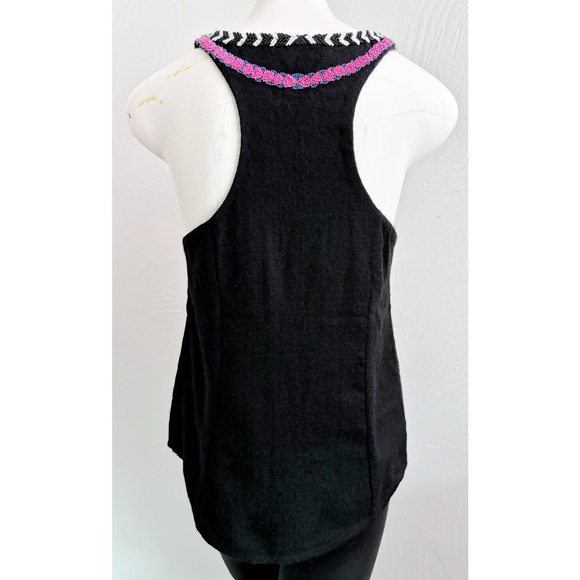 EUC BEAUTIFUL Mara Hoffman Beaded Embellish Racerback Tank Sz Small - A FIND!!! - Picture 3 of 8